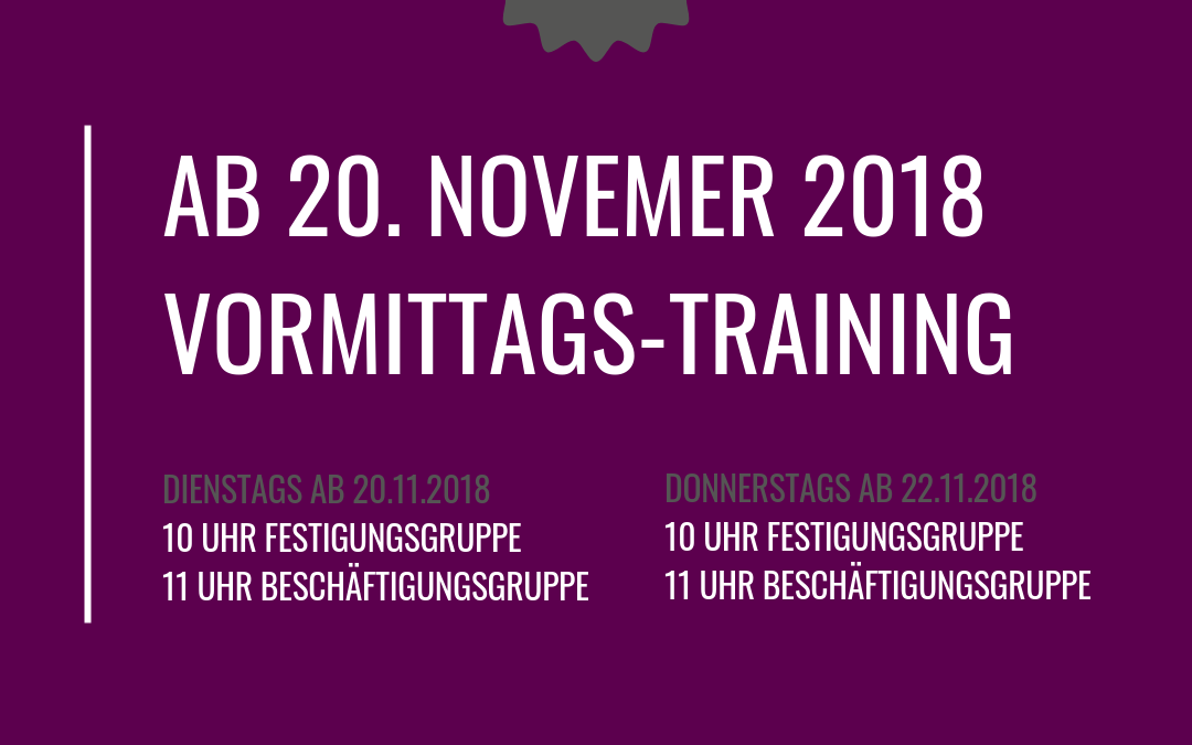 Vormittagstraining